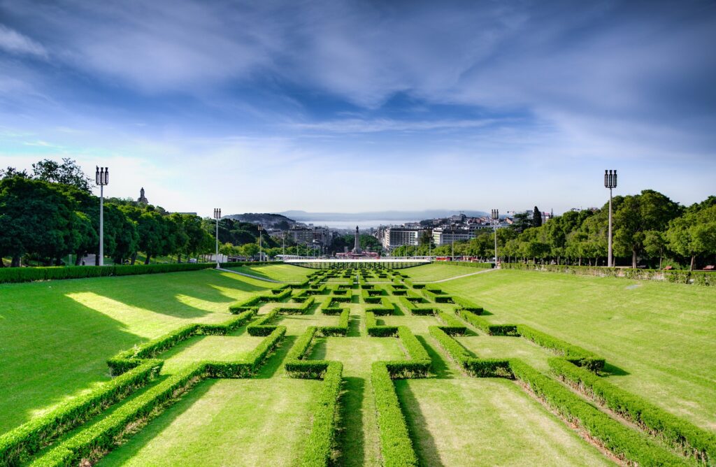 Parque Eduardo VII, Lisboa, Portugal.  Proposta Veredas de Lisboa.